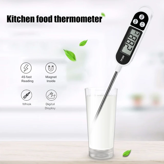  TP300 Digital Meat Thermometer for Cooking Food, Kitchen Needs,  Smoker Oven BBQ Grill, Candy, Drinks, Instant Read, Long Probe : Home &  Kitchen