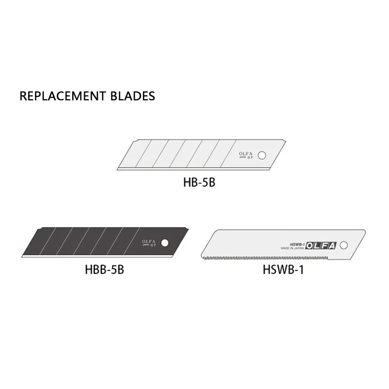 OLFA HSW-1 Extra Heavy Duty 25mm Saw Full-edged Toothing Blade Retractable Saw Model Cutting Small Handsaw Cutter Match HSWB-1 4