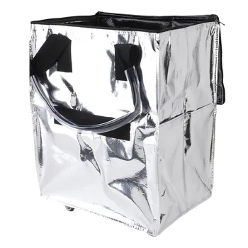 Grocery Bag On Wheels Large Capacity Multifunctional Portable Collapsible Shopping Rolling Bag with Wheels Grocery Bag On Wheels 1