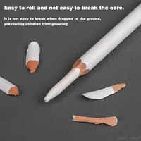 White Charcoal Pencils Set, Sketch Highlight White Pencils for Drawing, Sketching, Shading, Blending, Chalk Pencils for Artists 5