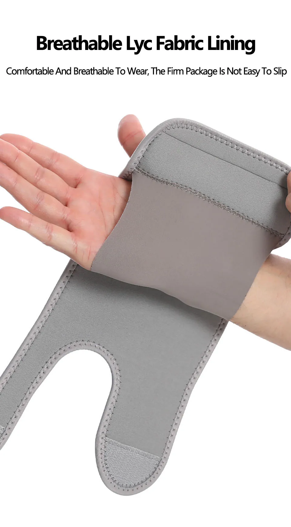 2Pcs Adjustable Sports Wrist Ankle Brace Unisex Wrist Bandage Brace for Sports Wristband Compression Wrap Tendonitis Pain Relief