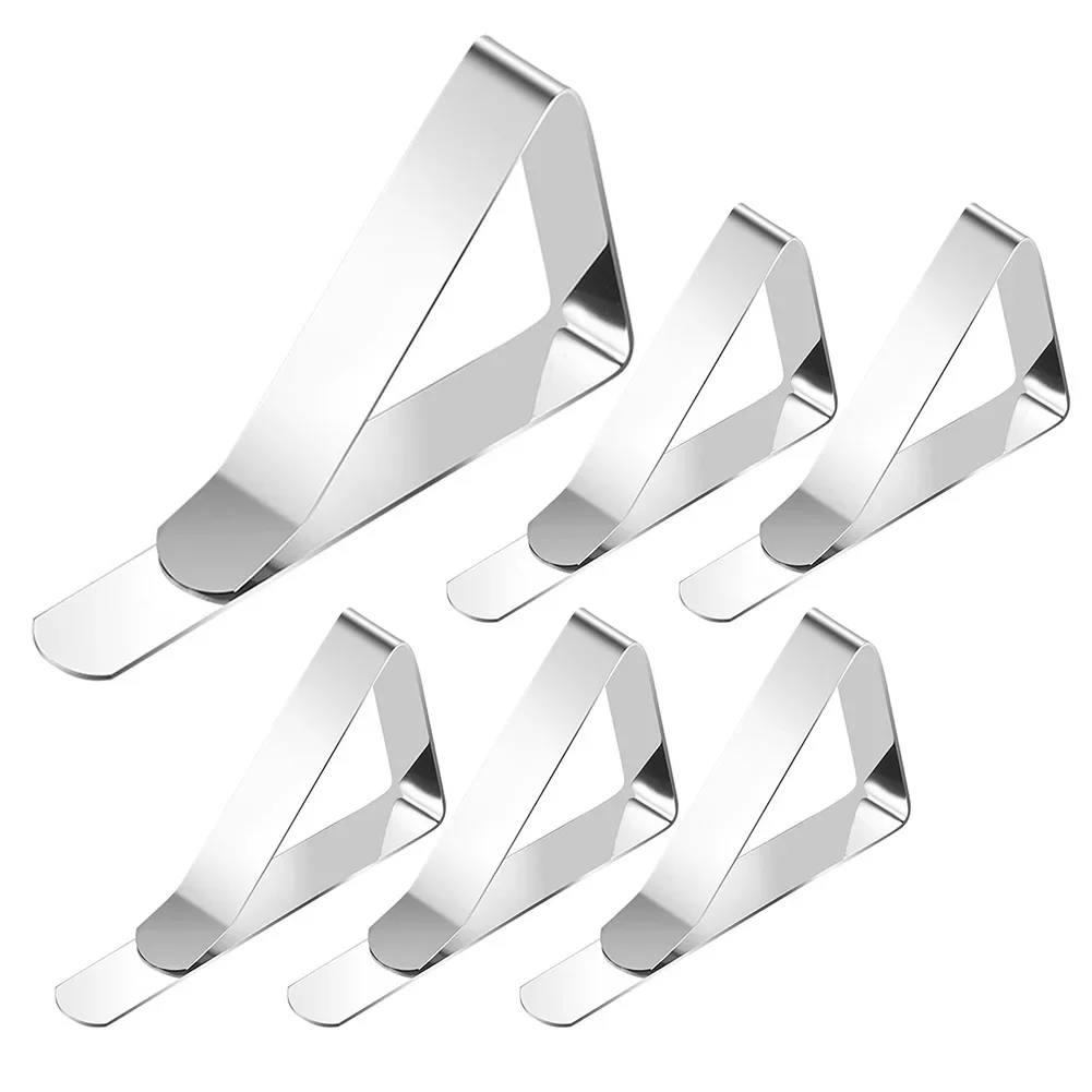Clip Per Tovaglia Da 4 Pezzi, Clip Per Tovaglia In Acciaio Inossidabile Porta Tovaglia A Molla Per Feste Al Ristorante Picnic 88793318