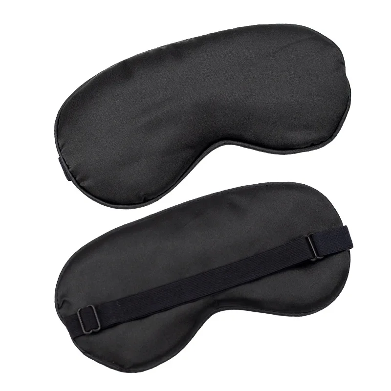 1Pc Pure Silk Sleep Rest Eye Mask Padded Shade Cover Travel Relax Aid Blindfolds Rest Travel Accessories