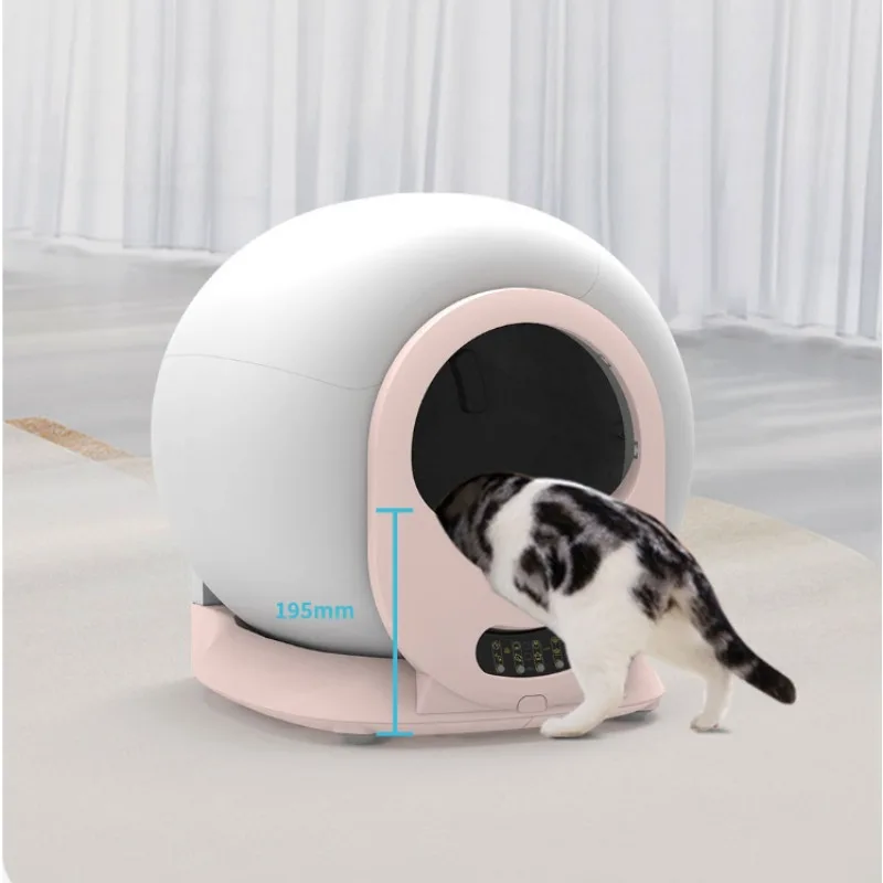 

Newest Pet Smart Cat Litter Box Fully Automatic Cleaning Large Fully Enclosed Deodorizing and Splash-proof Electric Cat Toilet