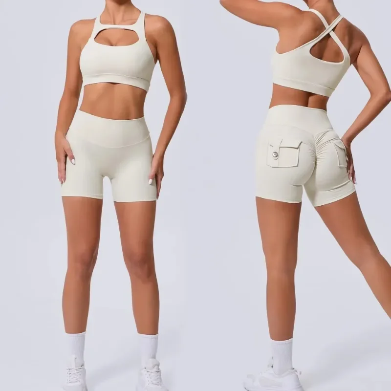 Peach Butt Yoga Shorts For Women main image 1