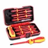 Electrician Repair Tools Kit 13pcs 1000V Changeable Insulated Screwdrivers Set with Magnetic Slotted Bits 4