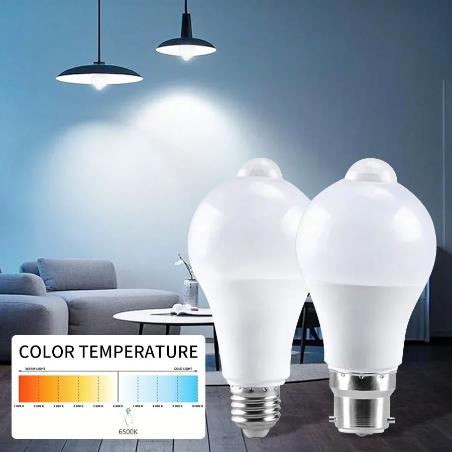 Smart LED Motion Sensor Light Bulb with Auto ON/OFF Feature