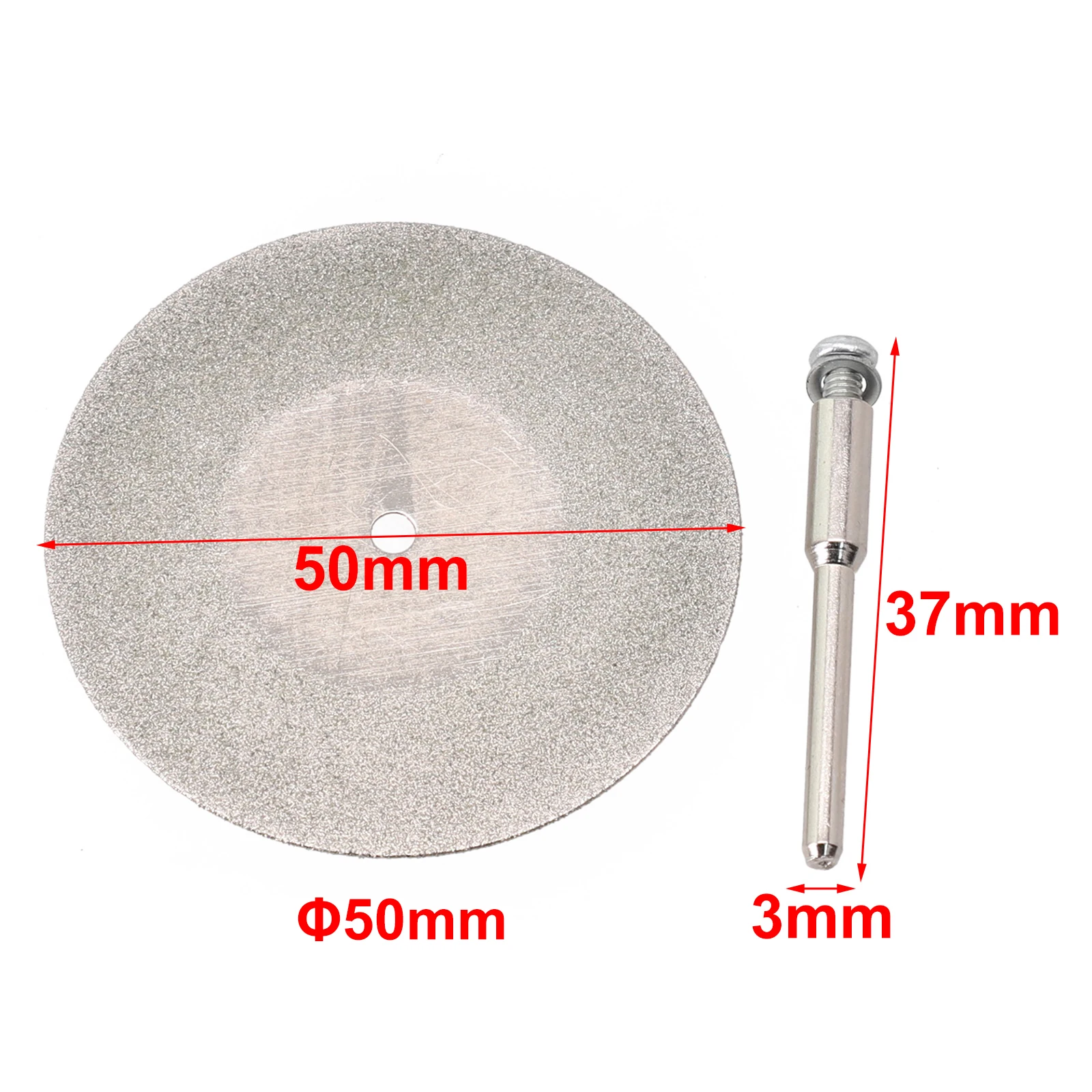 40/50/60mm Diamond Grinding Wheel Metal Cutting Disc Slice Abrasive Diamond Cutting For Dremel Rotary Tool With 1 Arbor Shaft