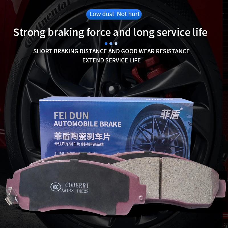 FEIDUN Auto Front Rear Car Brake Pads New ceramic formula for BYD T3 ATTO 3 Chazor Dolphin e2 FO F1 F3 FangChengBao