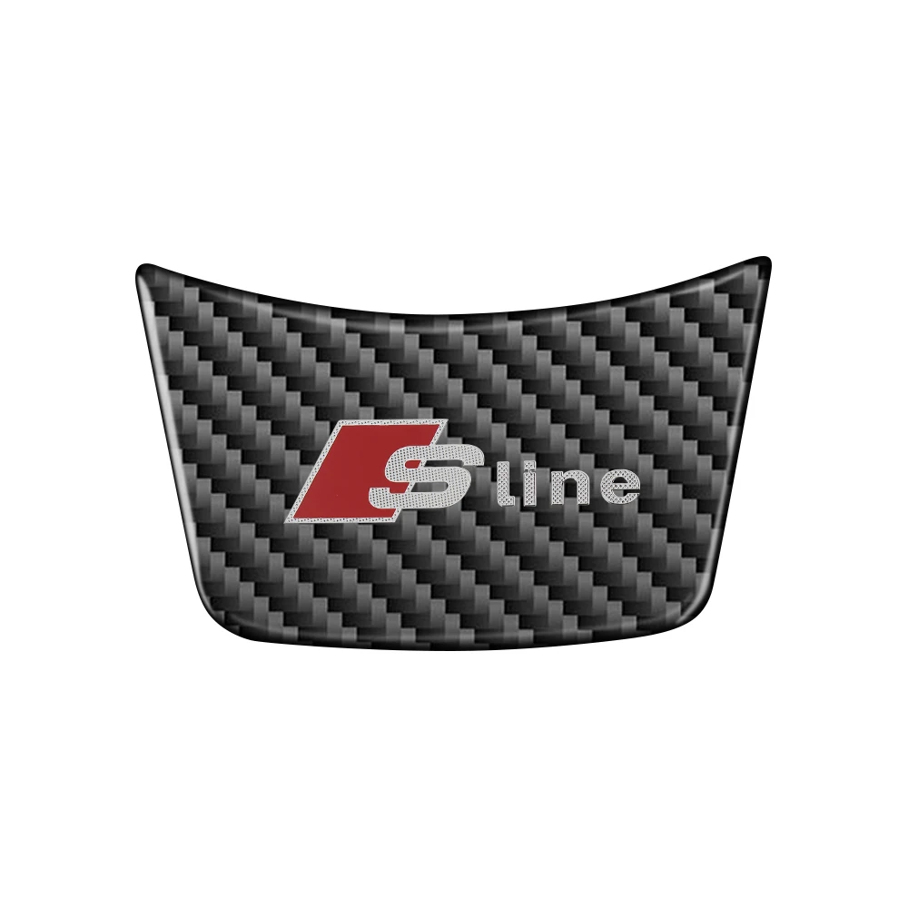 Premium Aluminium Alloy Steering Wheel Sticker Emblem Valve Cap with SLine RS Logo