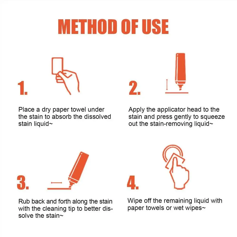 Magic Clothes Decontamination Pen Portable Non-washable Removal Pen Wine Small Stain Grease Emergency Removal Coffee Dirt F1D8