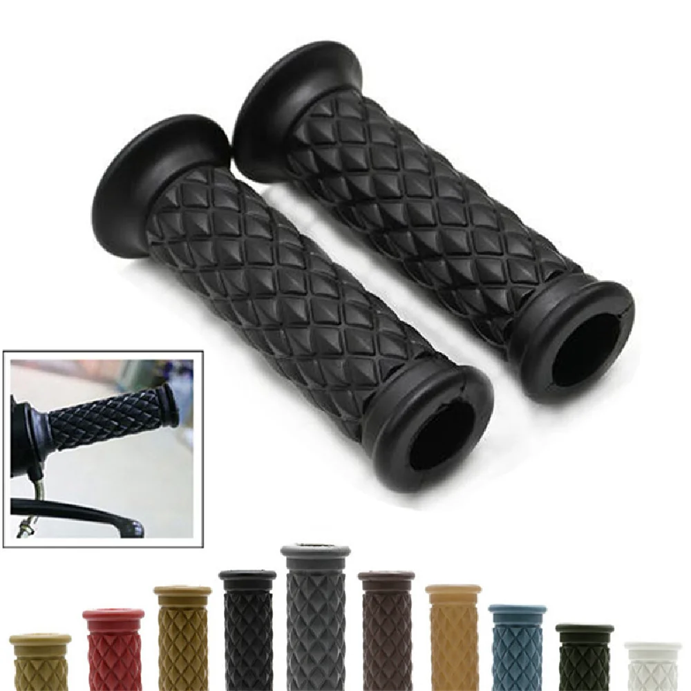 Chopper Vintage Moto Impugnatura 7/8 "Pollici 22Mm Universale Vintage Cafe Racer Moto Maniglia Retro Moto Manubrio Grip
