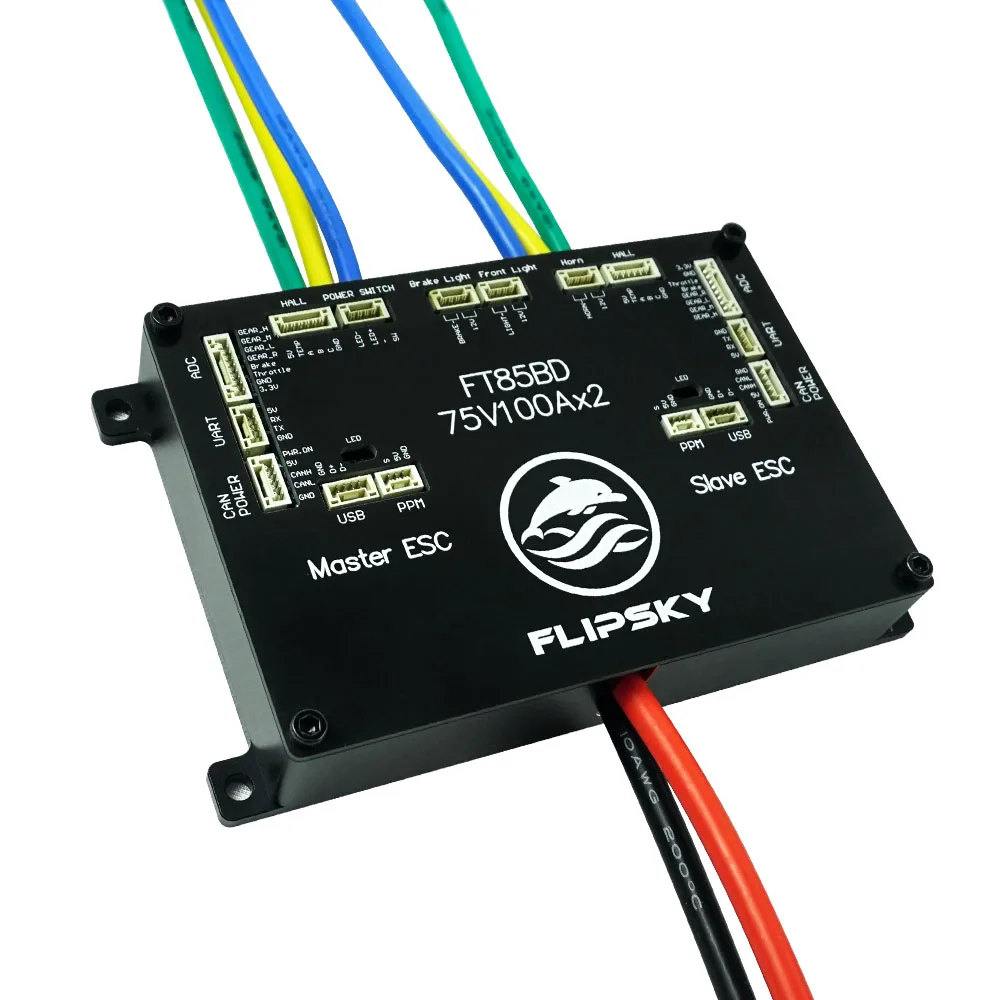 Flipsky Ft85bd Esc Met Aluminium Behuizing NON-VESC Voor Elektrisch Skateboard / Scooter / Ebike Snelheidsregelaar/Elektrische Motorfiets