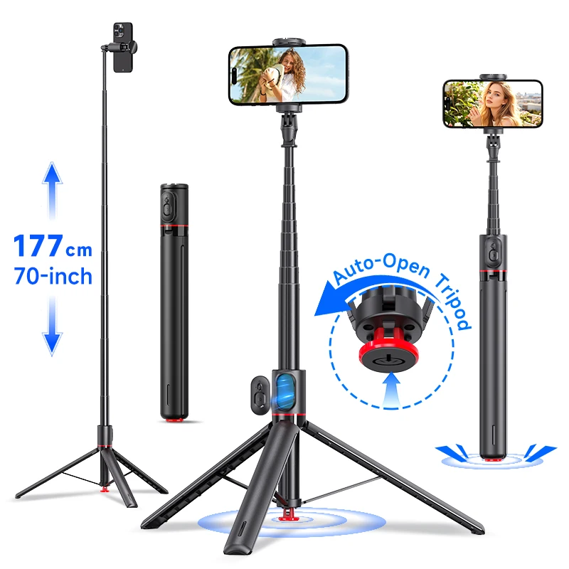 Treppiede bluetooth per smartphone con telecomando wireless_voghion.com