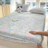 Pure cotton mattress single piece 100% cotton mattress protective cover non-slip and dust mattress protective cover cotton 5