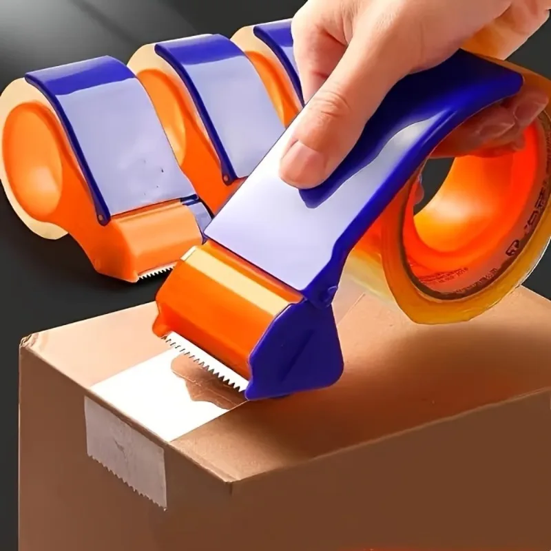 Ergonomic Portable Tape Dispenser & Cutter with Built-In Precision Blade