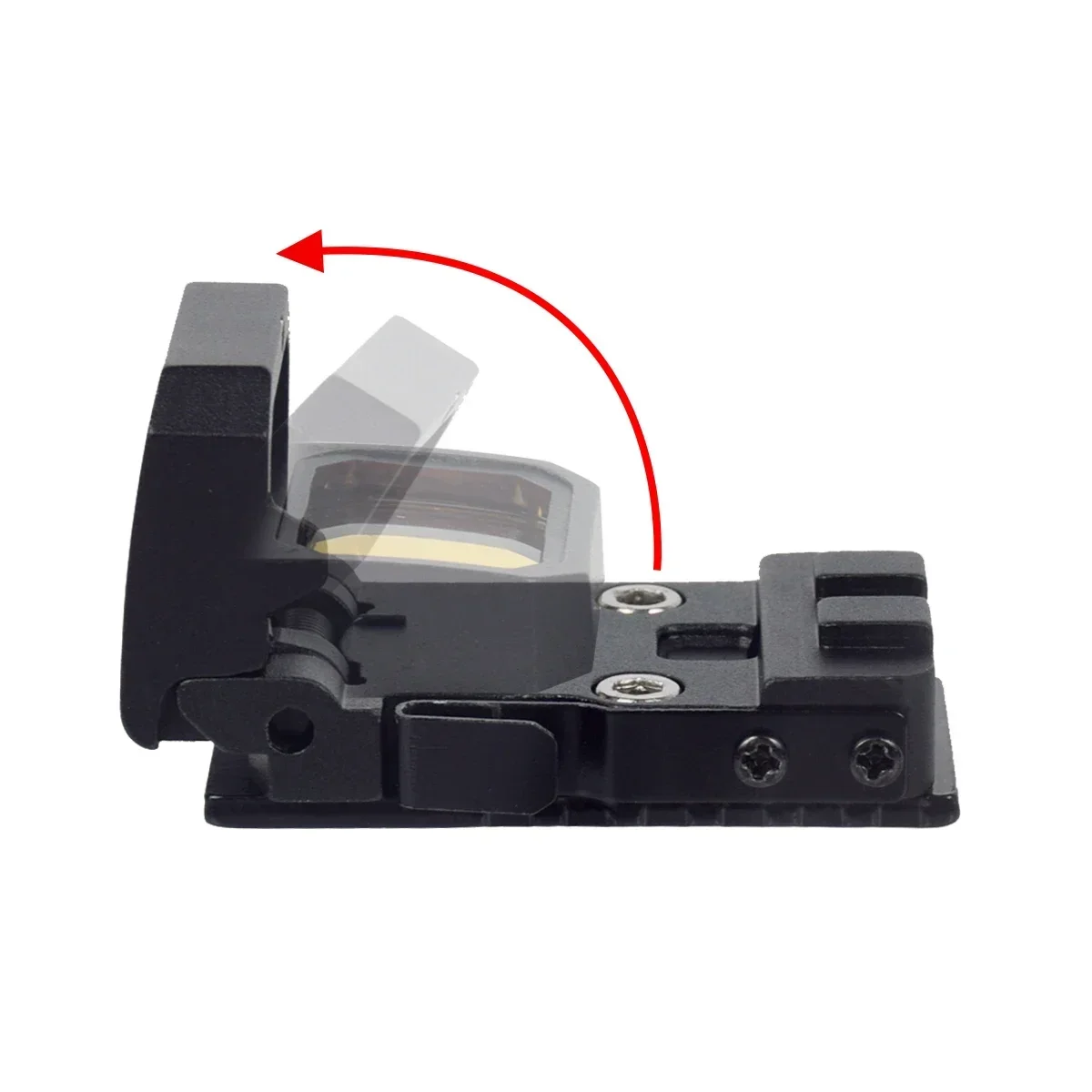 Tactical VISM Flip Up Red Dot Sight For 20mm Rail Riflescope Collimator Sight VISM Scope With GLOCK Rear Mount red dot sight holographic collimator