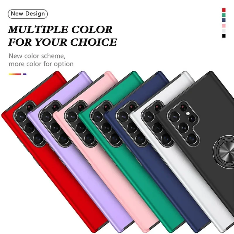 Universal Ring Holder Phone Case with Enhanced Grip and Protection