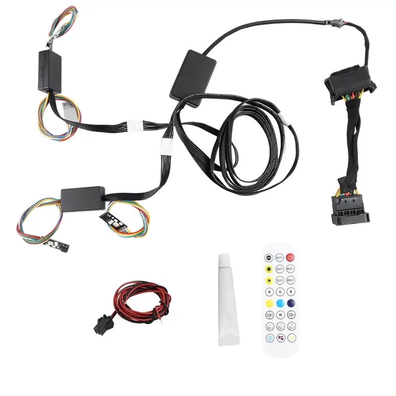 【파티 데이】BMW F32 F33 F36 4 시리즈 F82 Pre LCI 2013-2016 RGB 멀티컬러 LED 보드 DRL 모듈 주간 주행등용 RGBW