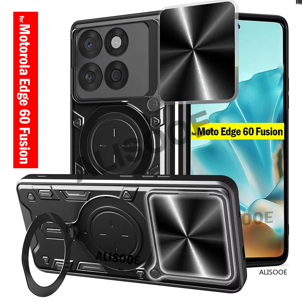 Slide Camera Protective Case with Ring Stand for Enhanced Shock Absorption