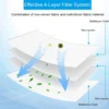 8Pcs Dust Bags for Dreame L10S Ultra/L10 Ultra,for Xiaomi X10+ Robot Vacuum Cleaner,2.5L Large Capacity Replacement Bags 3