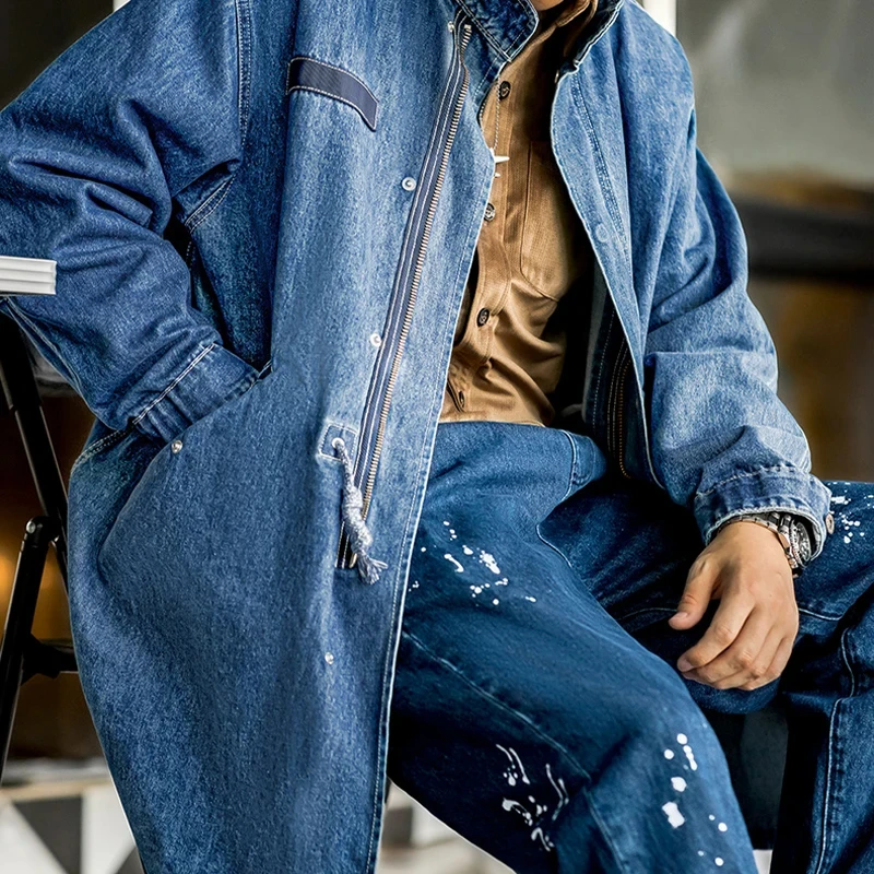 ジャケット・アウター   denim field coat m51 Field Jacket in Dark Wash Denim – Draper James