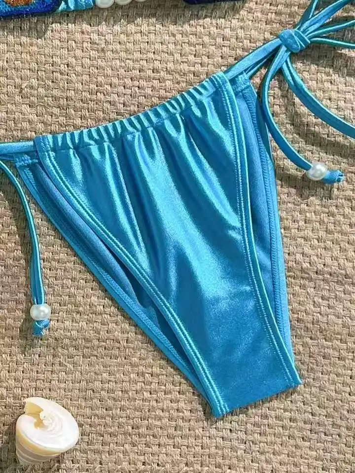 Sexy Shiny MermaidShell Bikini Swimsuit Hot Sale Of The Season New Swimwear Elegant Luminous Design Attractive Female Underwe