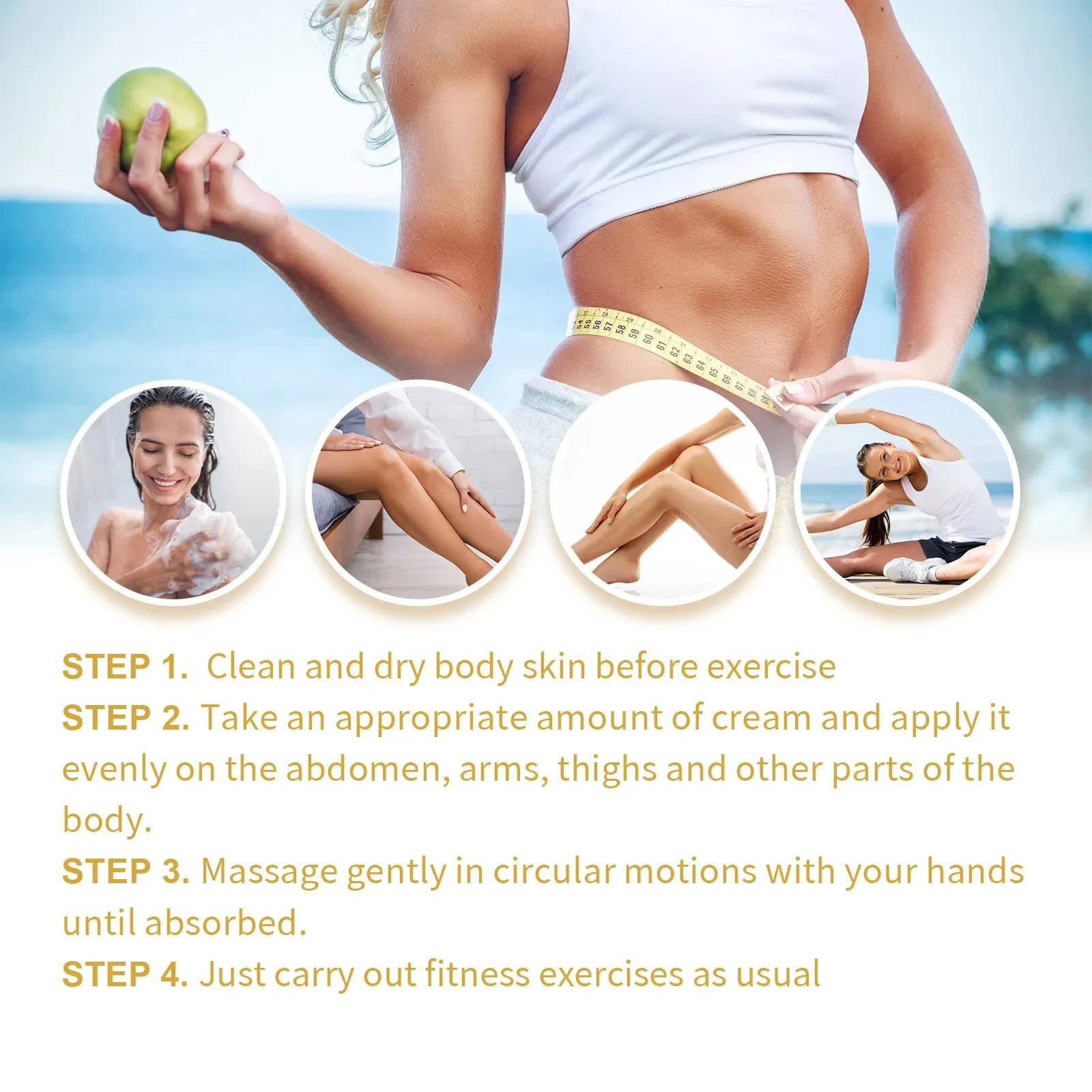 Crème de perte de poids gingembre brûle les graisses élimination de la cellulite minceur mise en forme sculptant le ventre jambe taille ventre Massage crème chaude pour le corps crèmes amincissantes_voghion.com