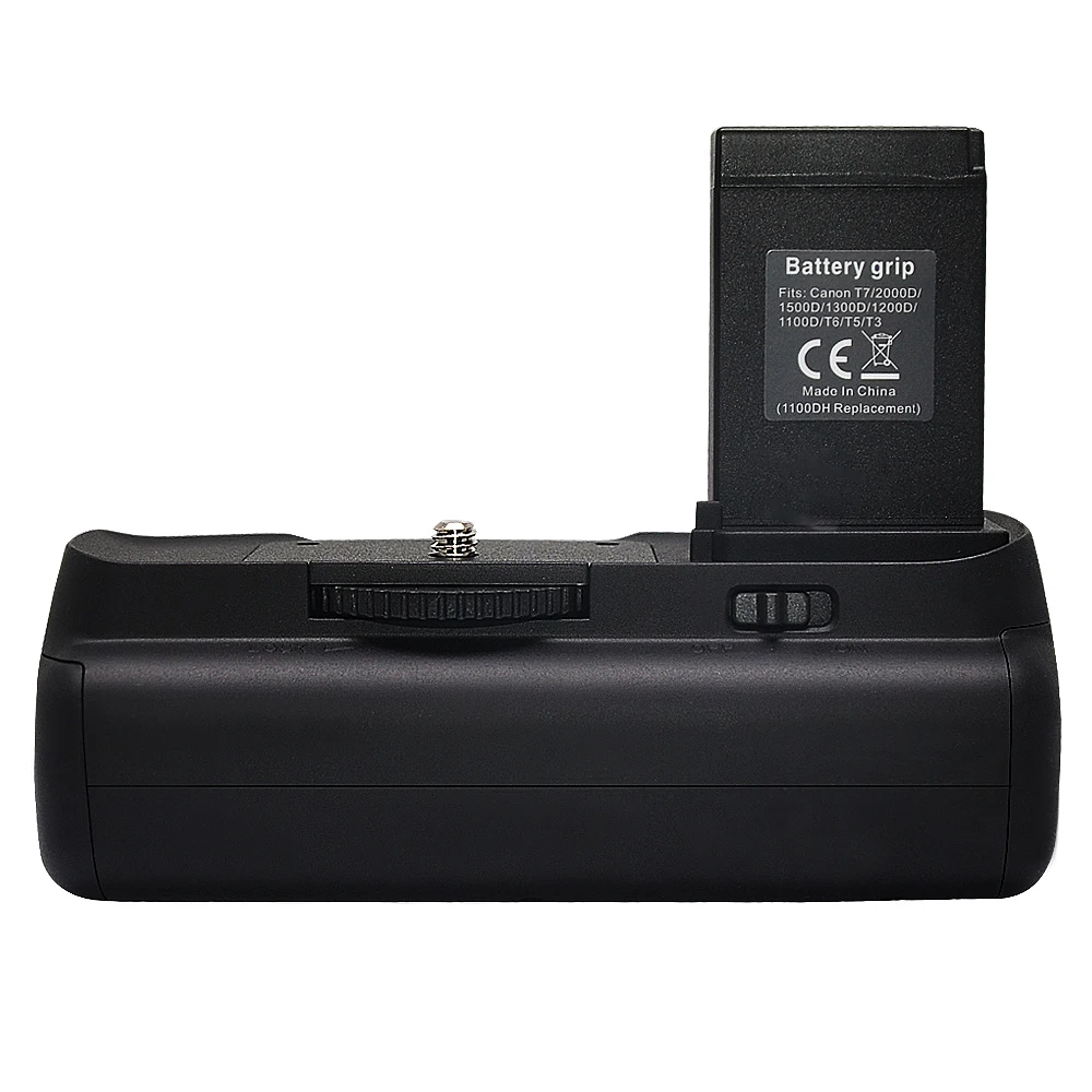 Vertical Battery Grip for Canon EOS 1100D 1200D 1300D 1500D 2000D Rebel T3 T5 T6 Camera