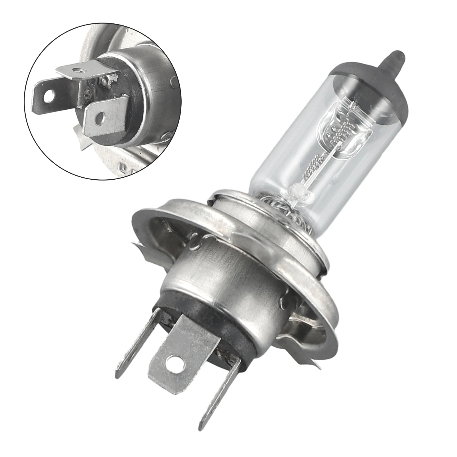 

Halogen Lamp Car Headlight 100W 1pcs 24V Bulb Type H4 Waterproof Yellow Light 3200K Car Headlight H4 Brand New
