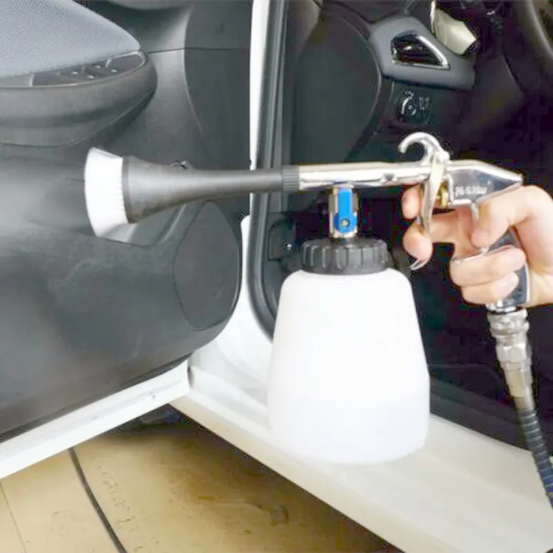 Pistola Ad Aria Compressa Per Pulizia Auto | Potente E Portatile | In Lega Di Zinco | Rimuove Polvere E Detriti