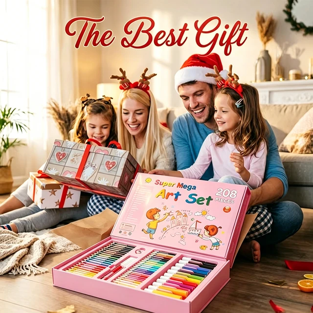 208 Pieces Set Watercolor Pen Set For Paintings Including Some Random Colored Tools Art Supplies For Sketching Artistic Gift 1