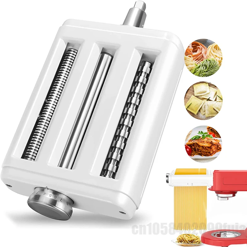 Pasta Roller Fettuccine Spaghetti Cutter Noodle Maker Mixers for KitchenAid Stand KA Kitchen Aid Cleaning Brush Attachments Set microwave pasta cooker