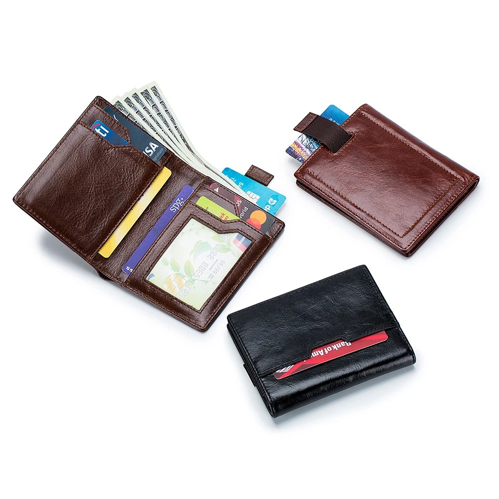 Retro-Genuine-Leather-Ultra-thin-Short-Wallet-RFID-Multi-card-Drawable ...