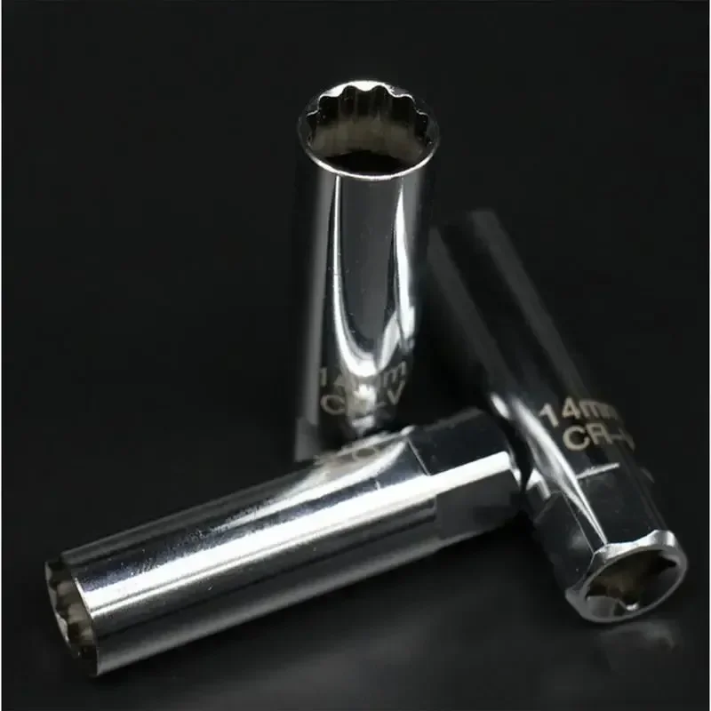 Description Picture 5 of item4pcs Car Spark Plug Socket Wrench Set 14mm/16mm Magnet Sleeve 12-Point Pull Out Spark Plugs Remover Sockets Auto Repair Tool