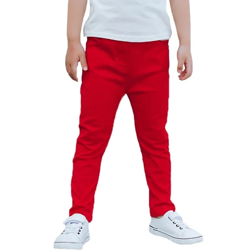 Boys Jeans Kids Red Jeans RED RIPPED BIKER JEANS KIDS DENIM – My