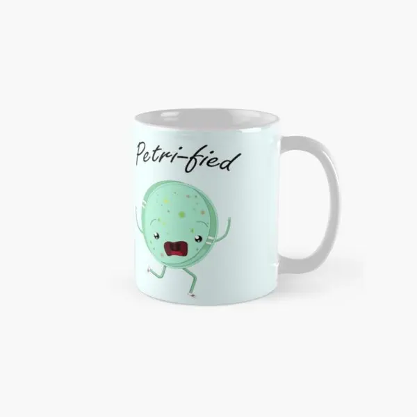 

Petri Fied Funny Microbiology Biologis Mug Photo Image Drinkware Handle Round Cup Simple Picture Printed Gifts Coffee Tea