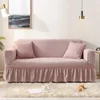 1/2/3/4 flying seat seersucker living room sofa cover elastic sofa cover elastic solid thickness elastic sofa cover 6