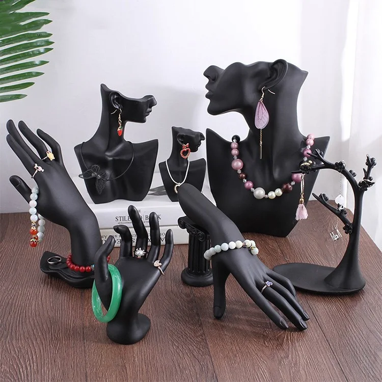NONE Resin Jewelry Display Stand Clear 7