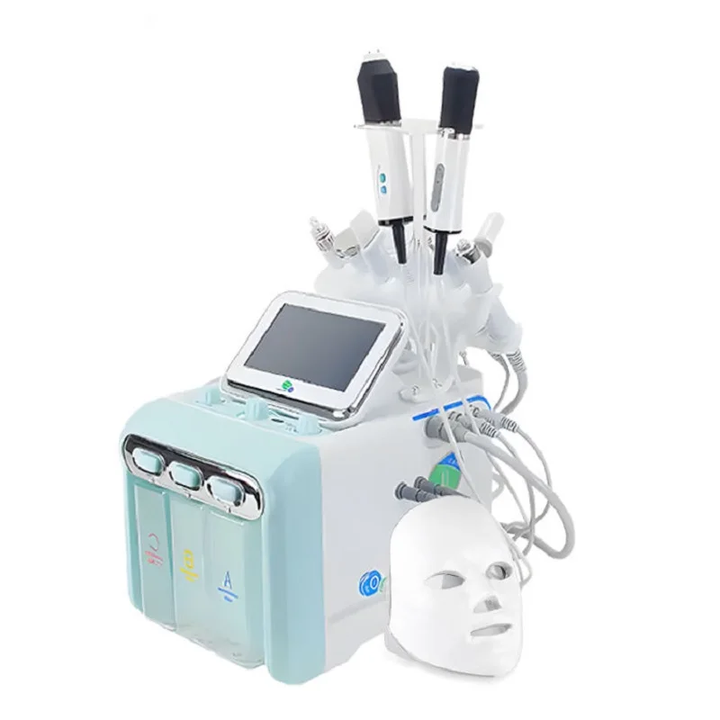 9 in 1 H2O2 Water Oxygen Jet Peel Hydro Beauty Skin Cleansing Hydrofacial Machine Facial Machine Water Aqua Peeling