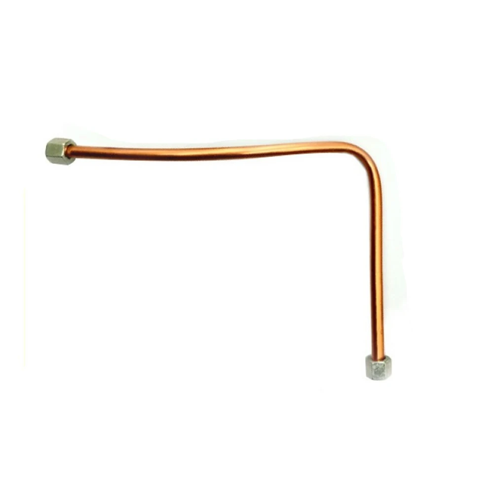 

High Quality Air Compressor Tube Exhaust 7 Character 7.8mm/0.31\" Hole 10 X 450mm/0.4\" X 17.7\"(D*L) Copper Tone