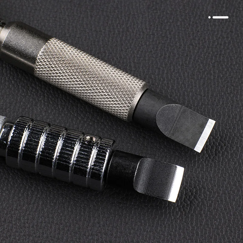 Adjustable Swivel Knife leather tool cutting knife carving tool leather cutting tools for Leather Carving Cutter with Standard Size Blades Rotate Knife Professional Leather Craftsman Tools