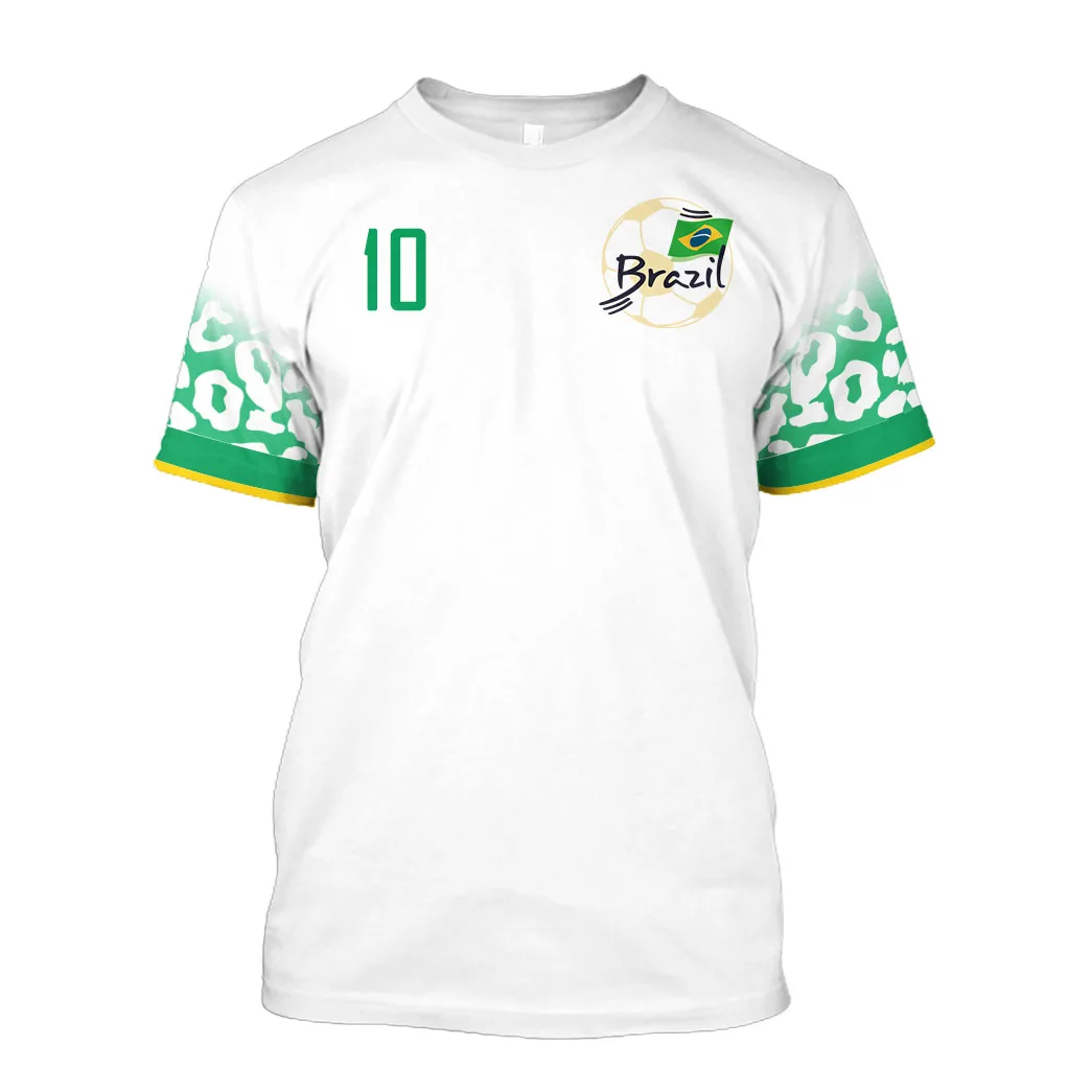 Camiseta Brasil Copa Catar 2022 Team Six Branca