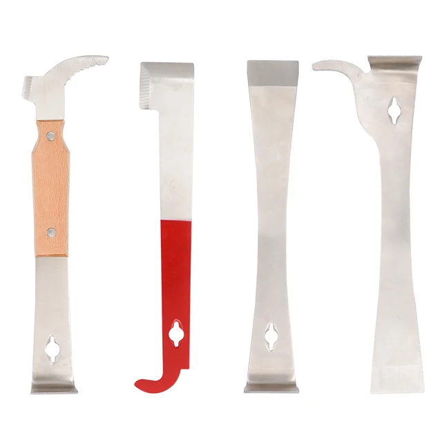 Rozsdamentes Acél Méh Kaptárhorogkaparó Multifunkcionális Méhészeti Kaptár Kaparó Méhészkészlet Keret Tisztítószerszáma