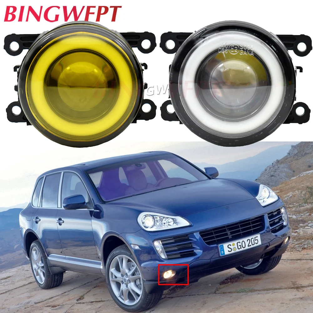 2 Pz Angel Eye Led Fendinebbia Faro Fendinebbia Per Porsche Cayenne 955 Chiuso Fuoristrada Fendinebbia Per Porsche Cayenne