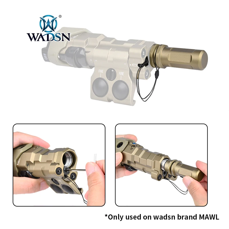 WADSN Metal MAWL C1 Laser AA Battery Compartment Tactical Flashlight Green Red Dot Blue Powerful Laser Pointer IR Accessories