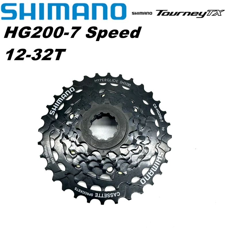 Shimano TOURNEY TX HG200 CS 7 8Speed Cassette Sprocket CS-HG200 7s 8S 8v 7v 12-28T 12-32T Mountain Bike MTB Chains 32T 28T