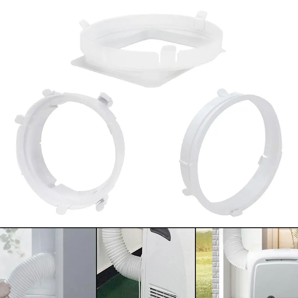 Air Conditioner Exhaust Hose Coupler Window Adapter Mobile