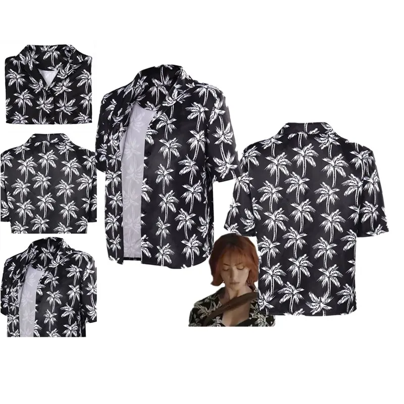 

Костюм для косплея по мотивам ТВ One Cos с нами, женская рубашка с коротким рукавом для взрослых, летняя футболка, топ, наряды, костюм для Хэллоуина, карнавала, маскировка