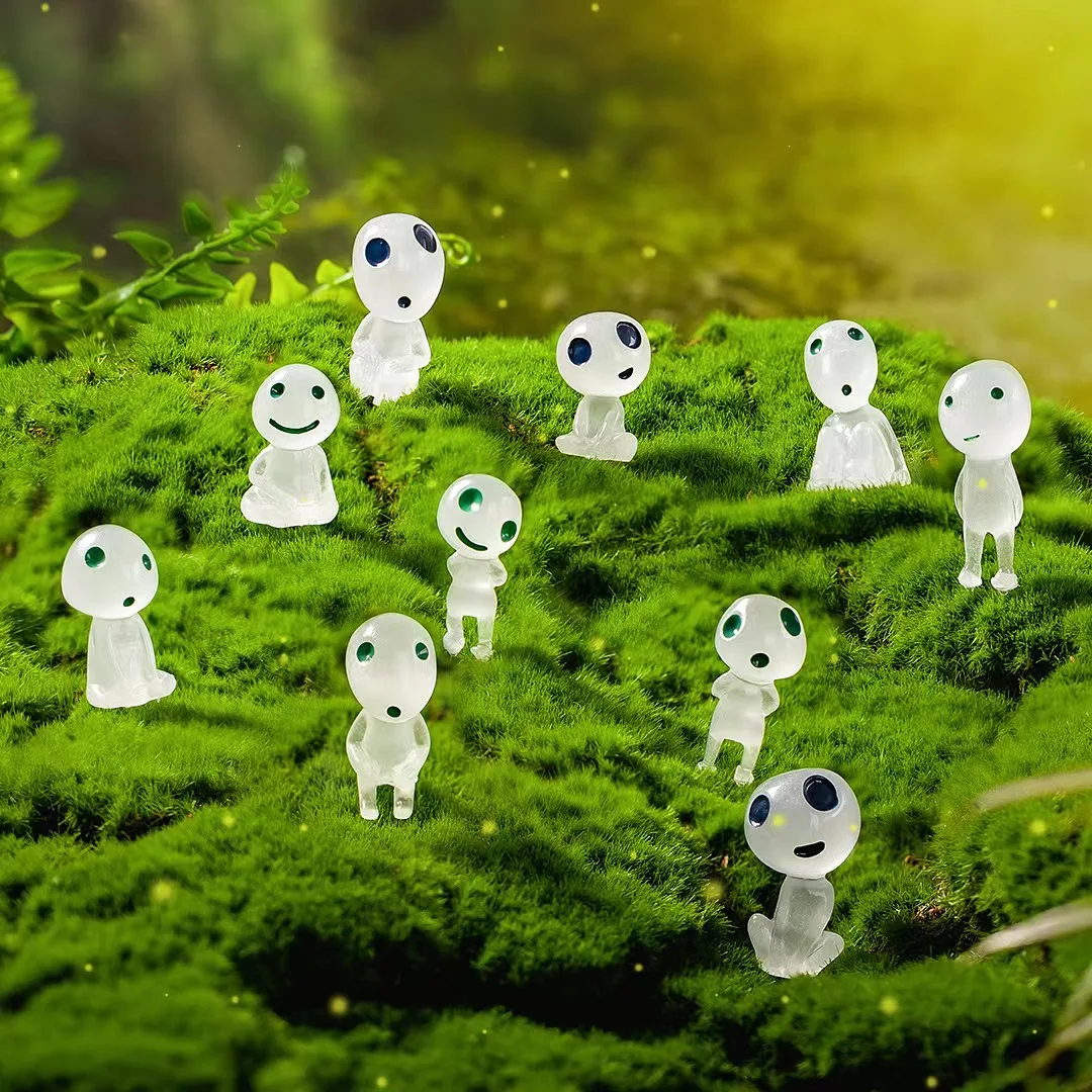 20 Pièces Elfes Lumineux Pour Jardin - Décorations Miniatures Brillent Dans Le Noir - Résine - Pour Micro-paysages